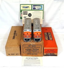 Postwar Lionel 2355 Western Pacific F3 AA Diesel (1953)~w/Nice OBs+Master Carton