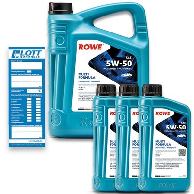 8L ROWE HIGHTEC MULTI FORMULA 5W-50 Motoröl Dexos 2 VW 502.00 505.00 BMW LL-04