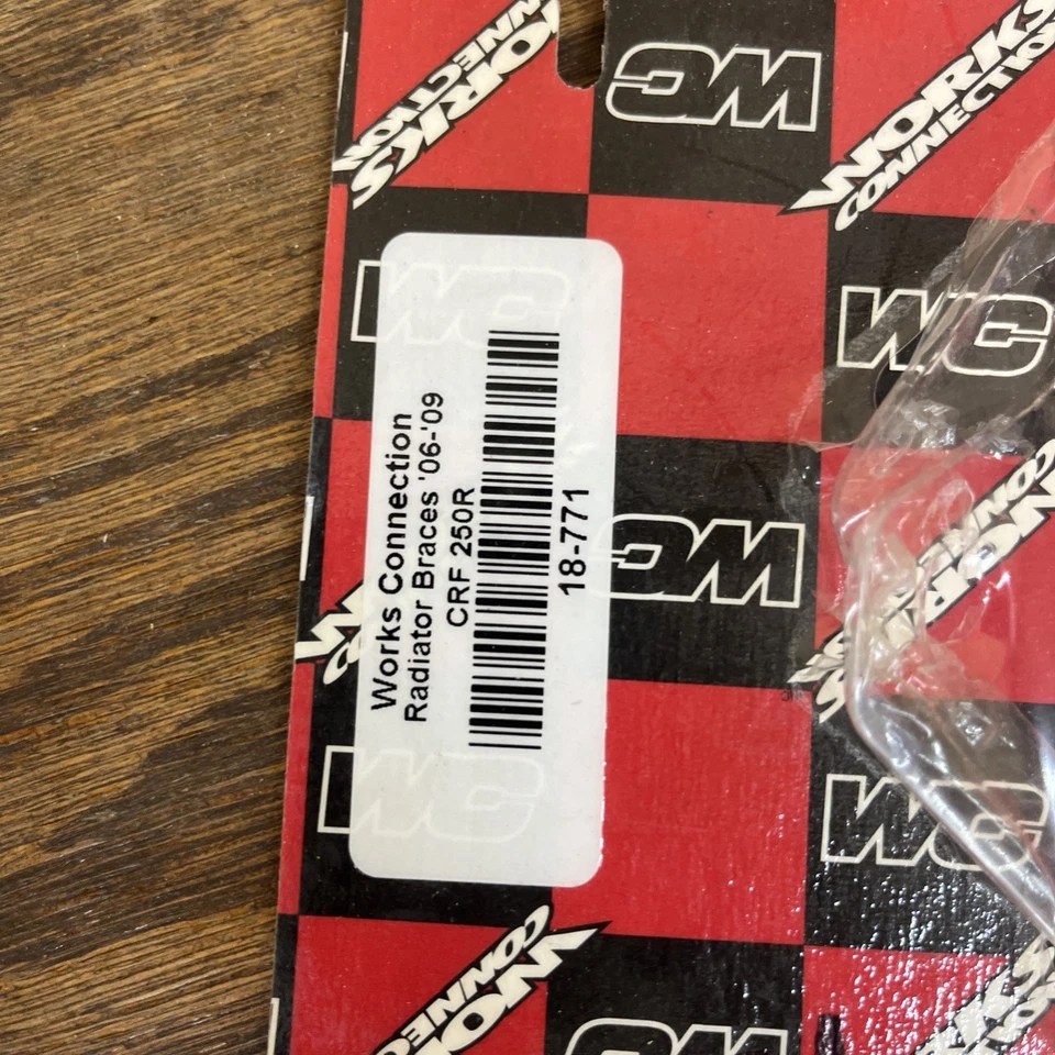Soporte radiador aluminio Works Connection 18-771 Honda CRF250R 06-09 hecho en EE. UU. Foto 4 de 4