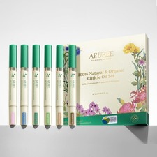 6pcs Organic Cuticle Oil Set,Moisturing Dry Cuticle  Nail Growth,USDA Verified