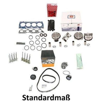 Rep Satz mit Kolben STD+Zahnriemen für VW 1.4 16V 803.740 CT957WP3 CGG BUD BXW