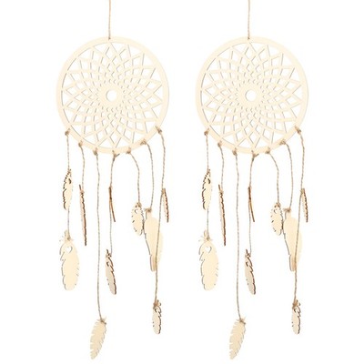 2 Pcs Traumfänger Dreamcatcher Wanddekoration Traumfänger-Bastelset