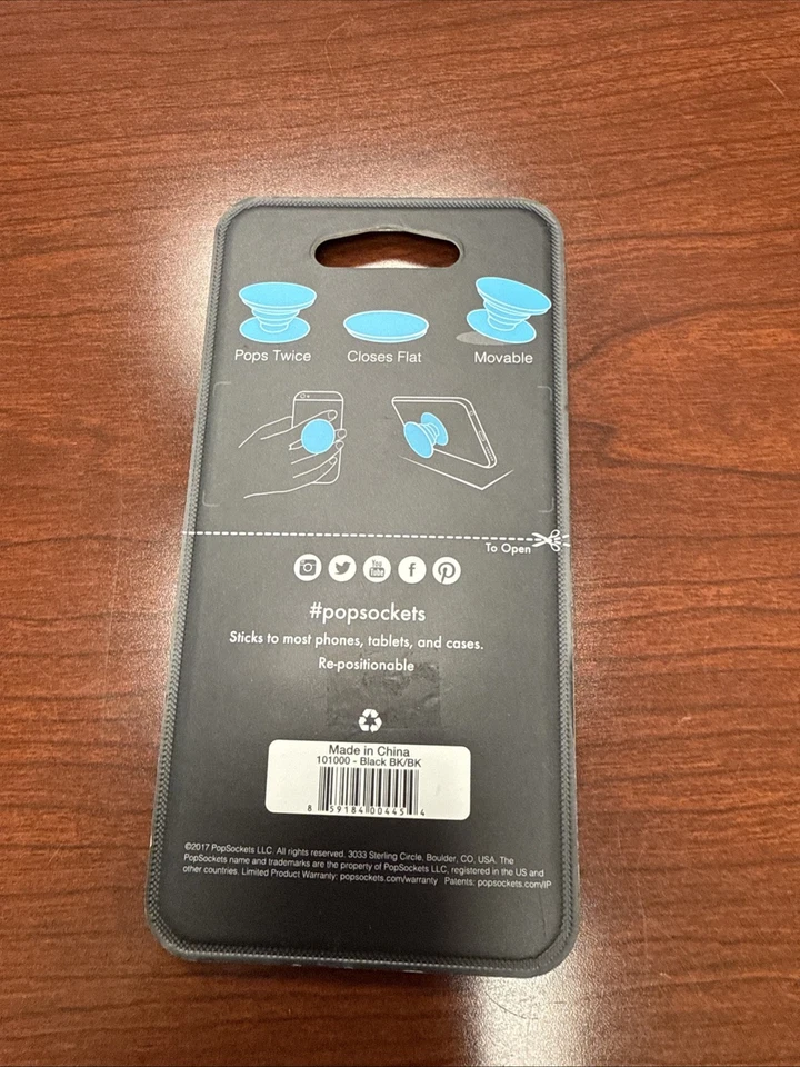 PopSockets 101000 - Black - Image 2 of 2