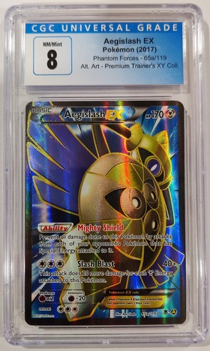 Aegislash-EX graded CGC 8 for sale on eBay