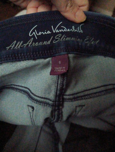 "Gloria Vanderbilt" Womens Capri Pants, Size 6, Dark Blue Jegging - Picture 3 of 5