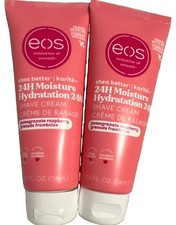 eos Shea Better Shave Cream Pomegranate Raspberry Sensitive 2.5 fl oz -2 tubes