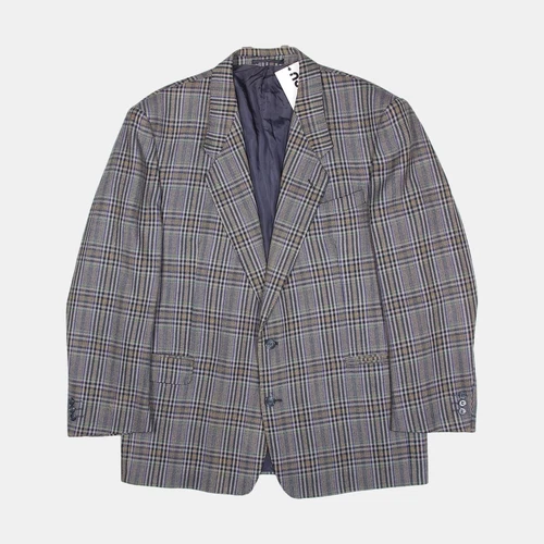 SAINT LAURENT (YSL) Blazer Yves Saint Laurent taglia L uomo multicolore lana