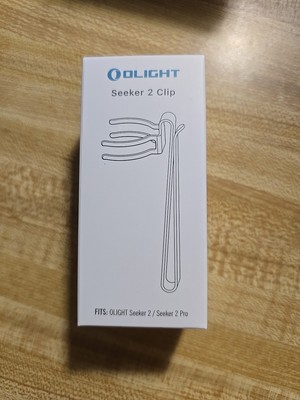 OLIGHT Black Pocket Clip for Seeker 2 - 2 Pro, 3 - 3 Pro, 4 - 4 Pro . OEM