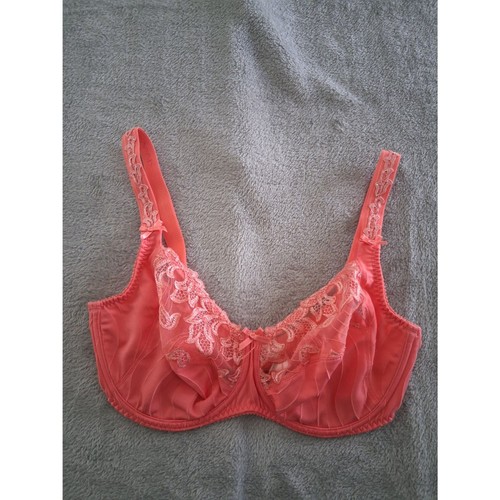 Prima Donna Bra Deauville Full Cup Underwire Coral Lace UK 36E EU 80E Us 36DDD