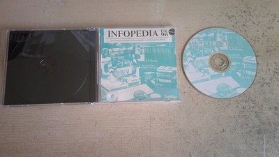 INFOPEDIA UK 96 - 1995 PC CD-ROM SOFTWARE - ENCYCLOPEDIA & REFERENCE LIBRARY