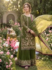 Indian Salwar Kameez Party Wear Wedding ReadyMade Pakistani Dress suit Designer