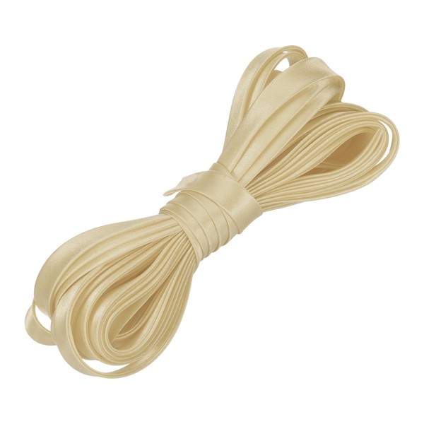 "Doppelt Gefaltetes SchräGband 2/5\" X 5,5Yd Satin Hellgold"-image
