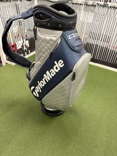 Taylormade Golf Bag Tour Staff Bag Qi10 Blue And Silver 6-Way Staff Bag