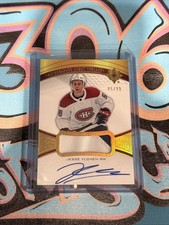 Jesse Ylonen 85/99 Autographed Debut Threads 2021-22 Upper Deck Ultimate (JD1)