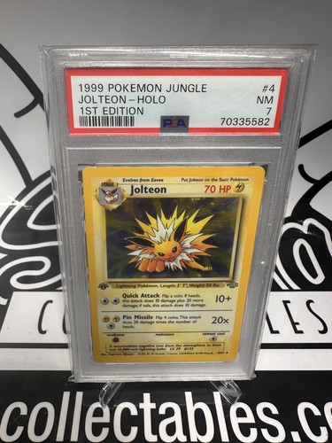 Jolteon (1st Edition) graded PSA 7 for sale on eBay