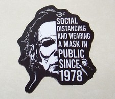 Halloween Michael Myers Cut Sticker Decal Movie Horror Serial Killer Film
