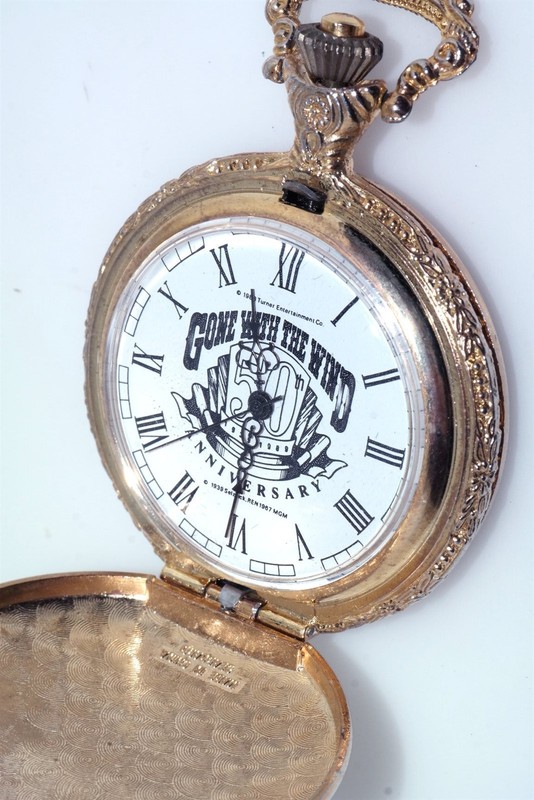 Vtg Seaboard 50th Anniversary Gone With the Wind Pocket Watch running order