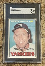 Mickey Mantle Topps Cards - 1952 to 1969 50