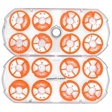 Kit Avvolgilenza silicone porta finali porta lenza da pesca scatola 16 pz schium