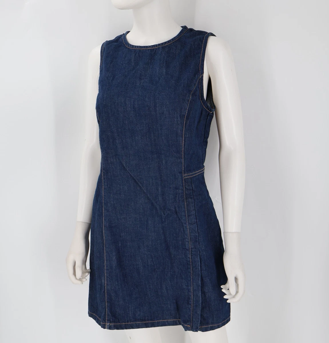 princess polly baby blue dress Zara blue denim dress main image 1