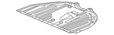 Genuine Honda Radiator Support Splash Shield 74114-T20-A00 for