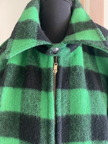 Johnson Woolen Mills | Vintage Checkered Jacket. Buffalo Plaid Cruiser. Size 20. - Picture 5 of 9