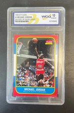 1996-97 Fleer #4 Michael Jordan "Decade Of Excellence" WCG 10 Gem-MT, Bulls,  B