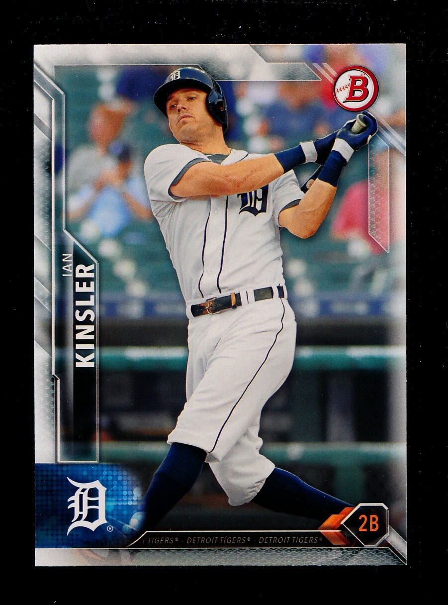 IAN KINSLER ⚾ 2016 Bowman Baseball #34 Detroit Tigers