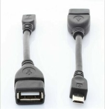 Micro USB B Male to USB 2.0 A Female OTG Adapter Converter Cable for LG Samsung