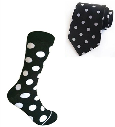 Men's Matching Dress Socks & Necktie Set - Picture 12 of 32