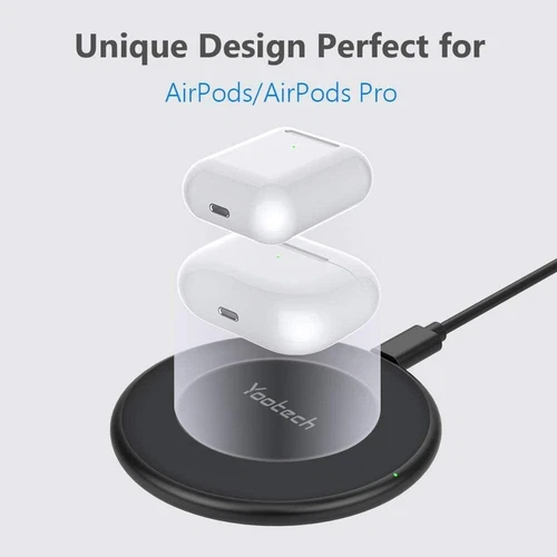 YOOTECH Wireless Charger, 15W Max [Ultra-Slim] [with Ventilation Hole] iPhone13