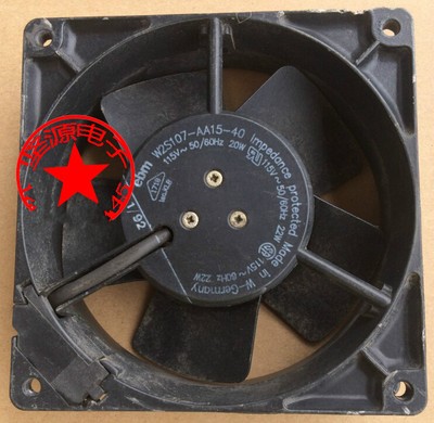 EBM 4118NH3 120x120x38mm DC 48V Fan – 20W, 182 CFM, 6000 RPM, Ball Bearing