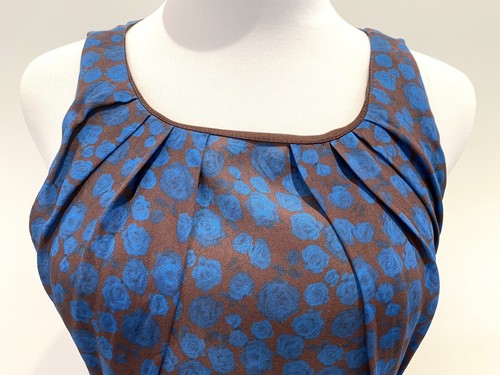 Near New Eva Franco Pure Silk Dress With Pockets Sz 2 Small - Picture 3 of 10