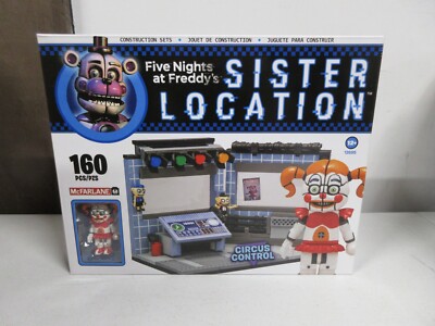 FIVE NIGHTS AT FREDDYS MCFARLANE TOYS CIRCUS CONTROL SISTER LOCATION FNAF NEW