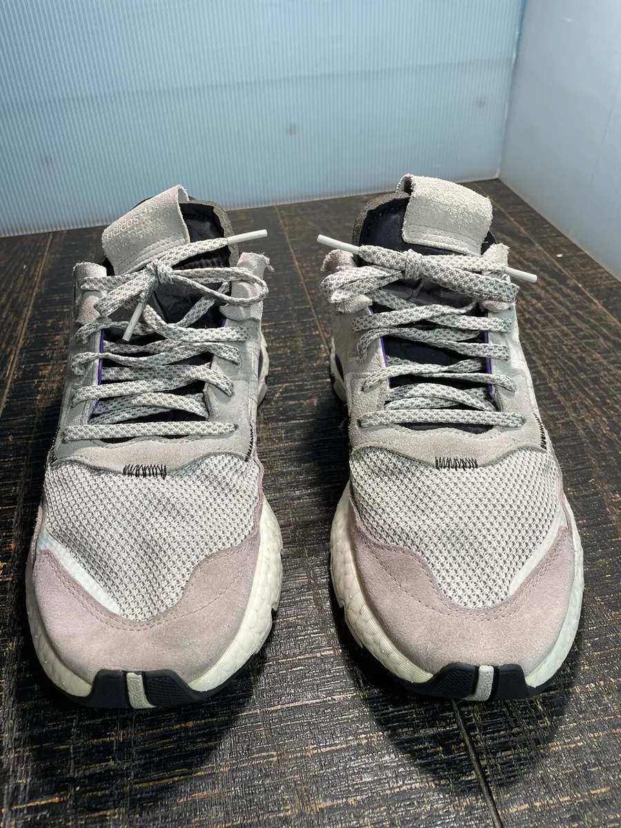 Adidas nite 2024 joggers white
