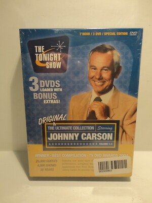 The Original Ultimate Collection starring Johnny Carson-3 DVD set-Vol 1-3-sealed