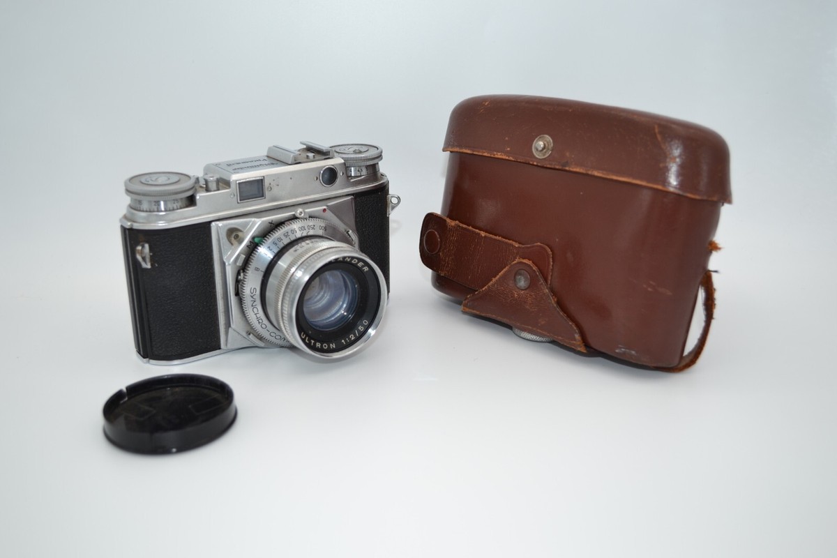Voigtlander Prominent II Chrome w/ 50mm f2 Ultron Lens Voigtlander Prominent II Chrome w/ 50mm f2 Ultron Lens