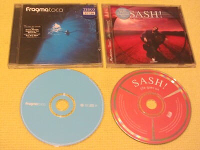 Fragma Toca (Enhanced) & Sash! Life Goes On 2 CD Albums Dance Trance House