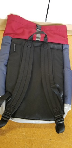 TimBuk2 Fold Over Grey/Red Backpack (#348) - Bild 6 von 8