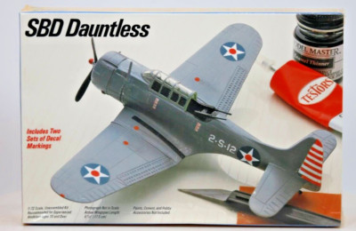 Testors 693 Douglas SBD Dauntless W/ Decals 1984
