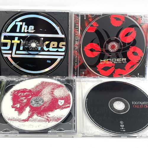 Hinder, The Strokes, Foo Fighters CD Album Bundle Lot x4 Extreme Behavior, - Picture 4 of 5