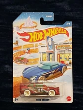HOT WHEELS - Holiday Hot Rod 2021 - FORD ESCORT - W3099 3/5! New, MIP! NICE!!