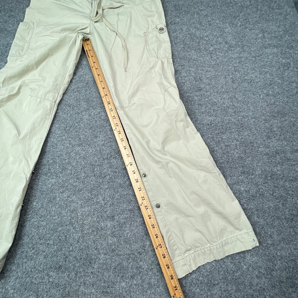 Pantalones Periscope Mujer Junior 9 Beige Convertible Dobladillo Enrollado Rip Stop 30x30 Foto 4 de 4