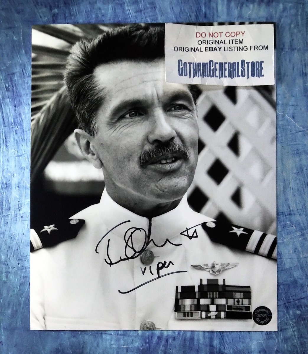 Tom Skerritt actor signed autographed Viper Top Gun 8x10 photo COA STAR Tom Skerritt actor signed autographed Viper Top Gun 8x10 photo COA STAR