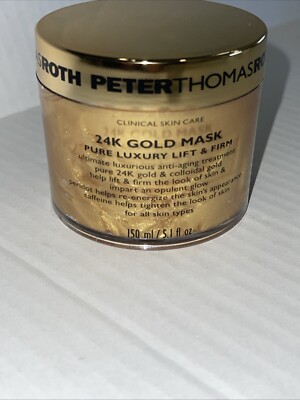 Peter Thomas Roth 24K Gold Mask 5.1 Oz Pure Luxury Lift & Firm Mask Brand New