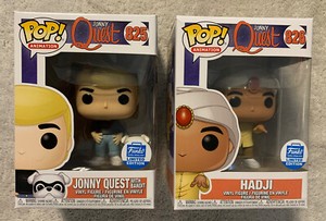Funko Pop!s Johnny Quest With Bandit & Hadji Funko Shop Exclusives In Protectors | eBay