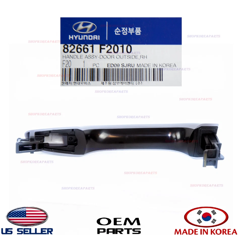 Manija de puerta exterior genuina lado del pasajero delantera, trasera OEM Elantra SEDAN 2017-20 Foto 4 de 4