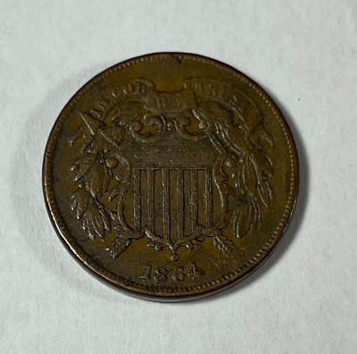 1864 2C (#17675) XF problems nice detail