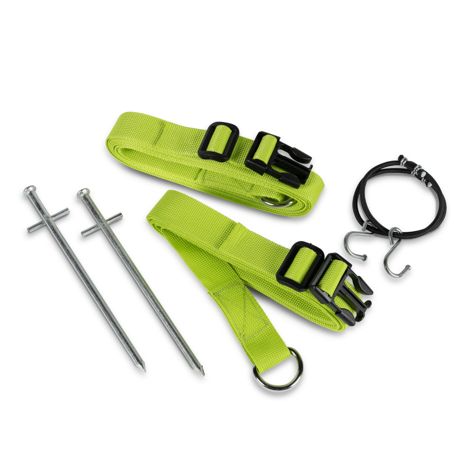 Kampa | Dometic Genuine Tie Down Storm Straps Kit Awning Caravan Motorhome Green