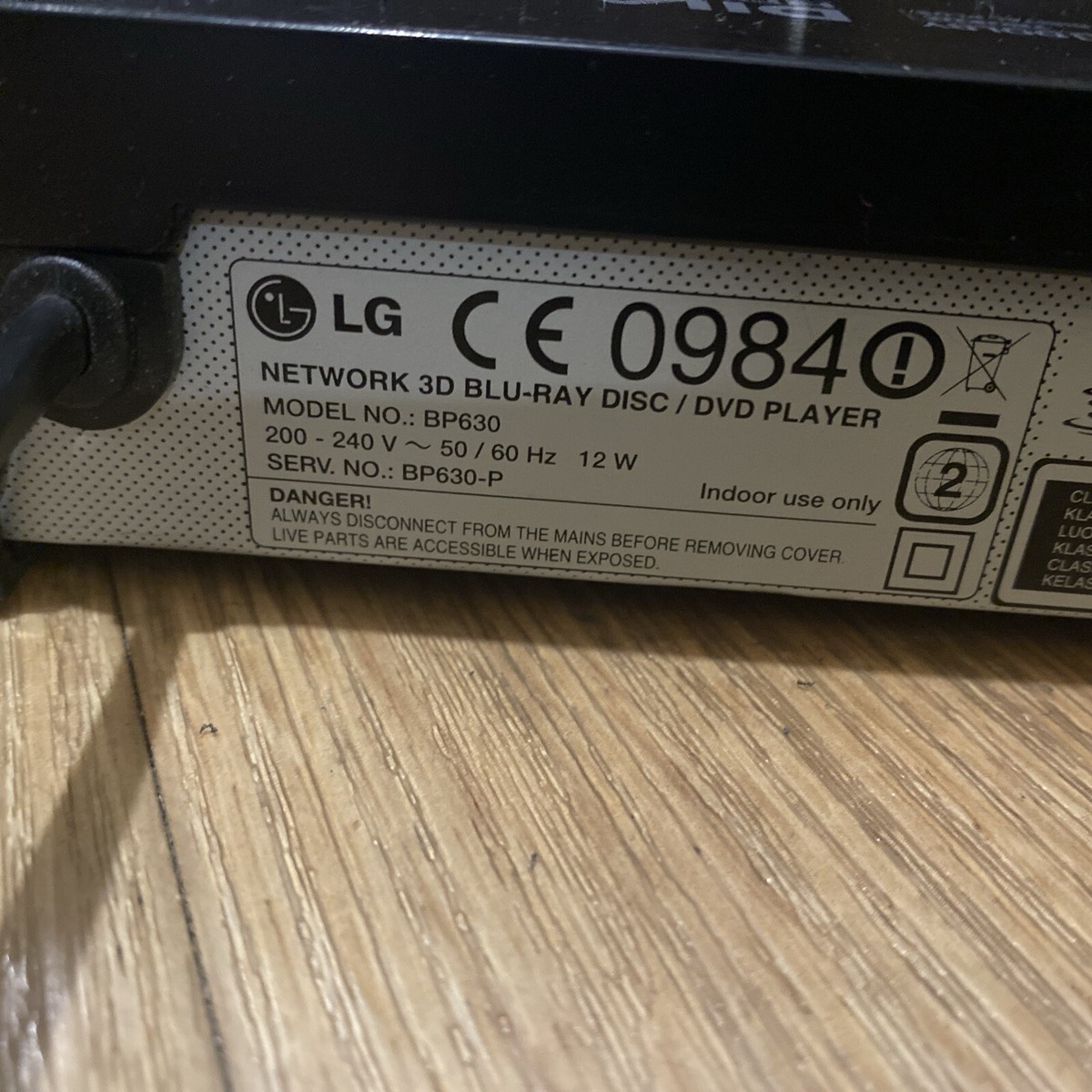 LG BP630 Smart Network 3D Blu-Ray DVD Player 8806084177438| eBay